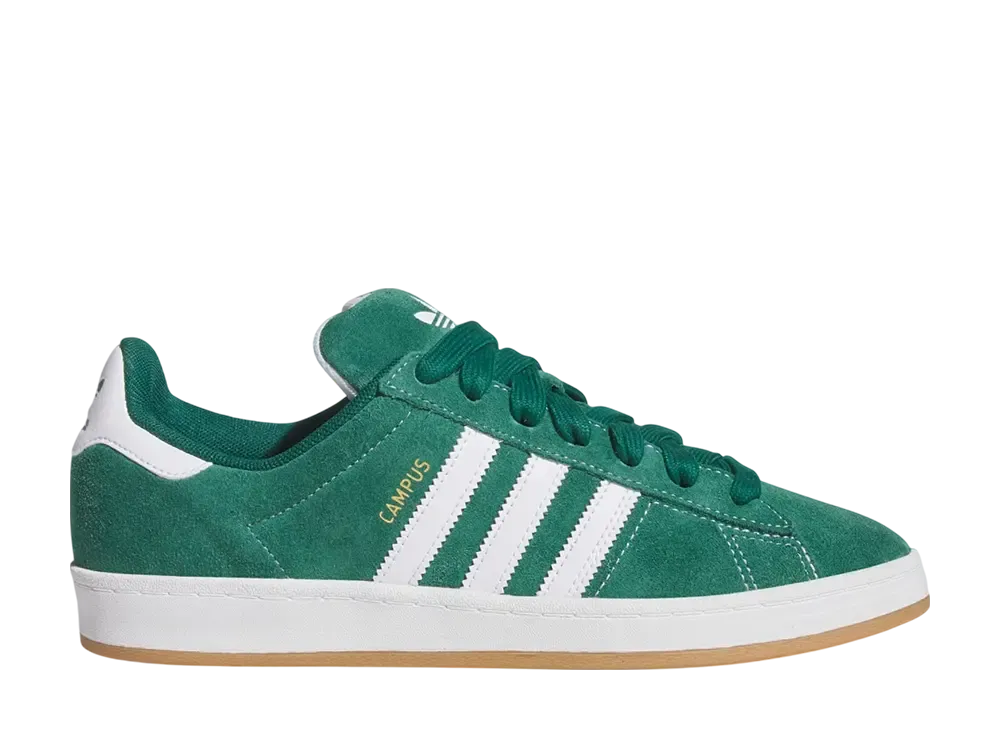 adidas Campus ADV "Collegiate Green/Cloud White/Gold Metallic"
