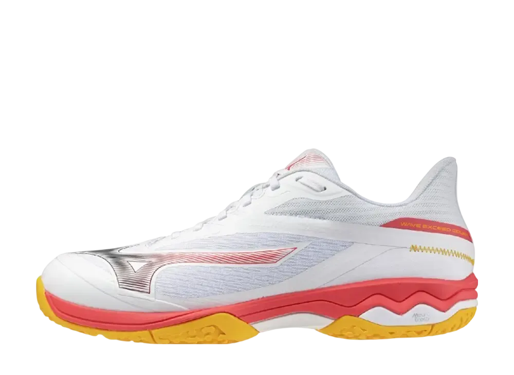 Mizuno Wave Exceed Court Wide OC "White/Coral/Citrus"