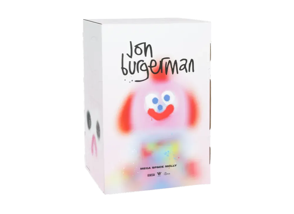 POP MART "MEGA COLLECTIONS" SPACE MOLLY 1000% Jon Burgerman