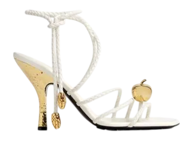 Bottega Veneta Women's Adam Sandal "White"