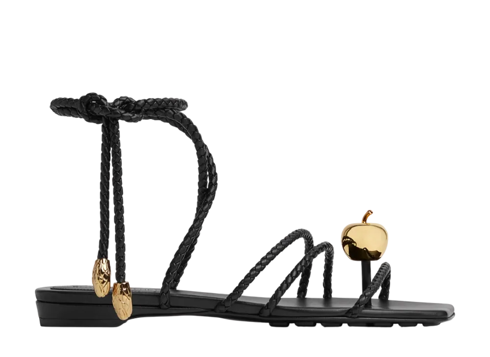 ボッテガヴェネタ ウィメンズ アダム フラットサンダル "ブラック"