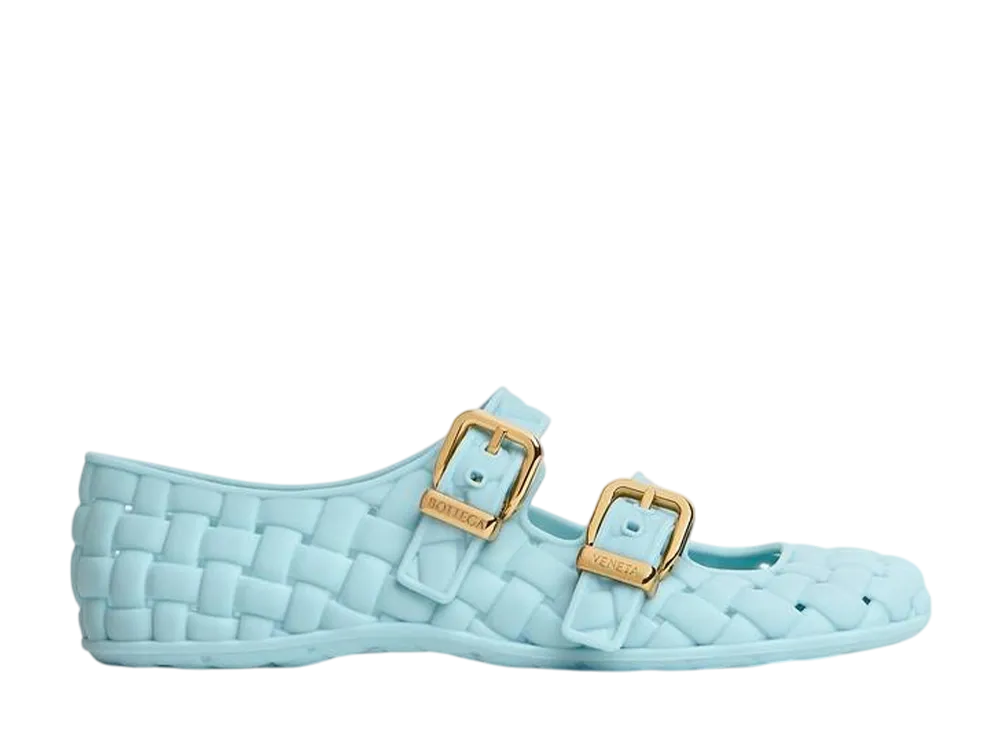 Bottega Veneta Women's Amy Maryjane Ballerina "Zenith"