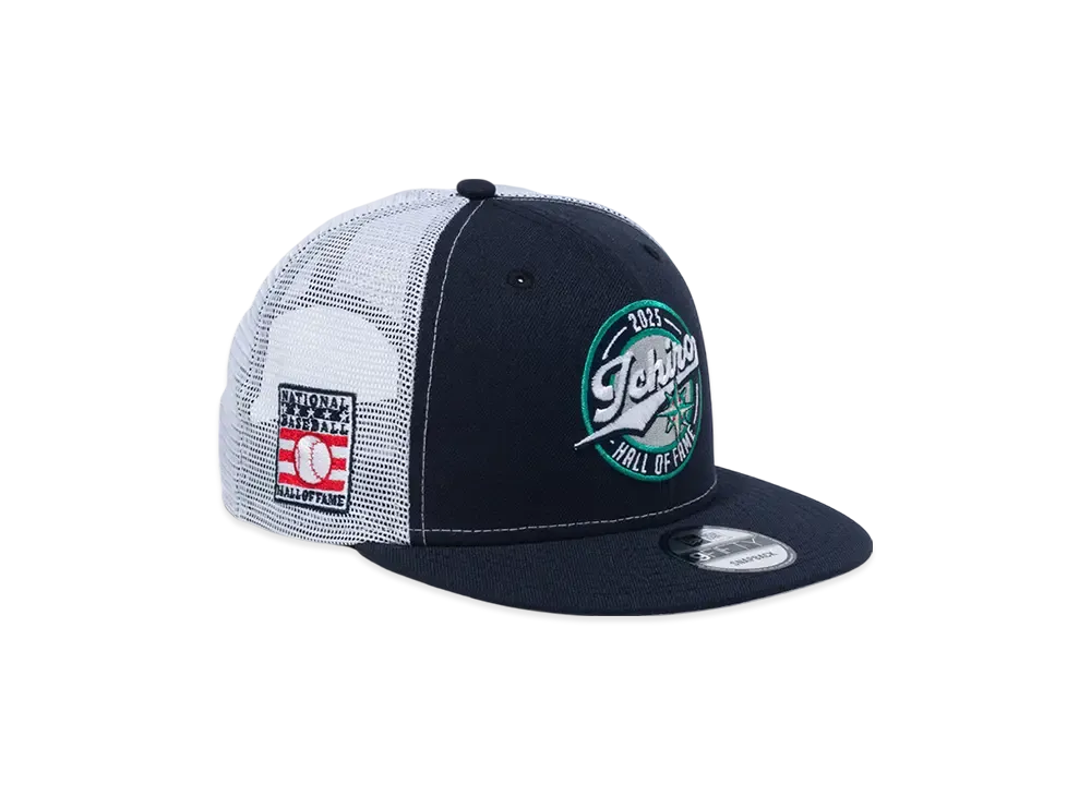 NEW ERA 9Fifty Tracker Hall of Fame 2025 Ichiro Suzuki Seattle Mariners Patch "Navy/White"