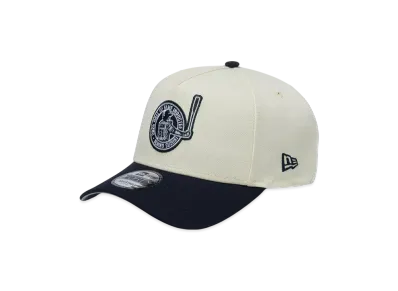 NEW ERA 9Forty A-Frame Hall of Fame 2025 Ichiro Suzuki Seattle Mariners Patch "Chrome White/Navy"