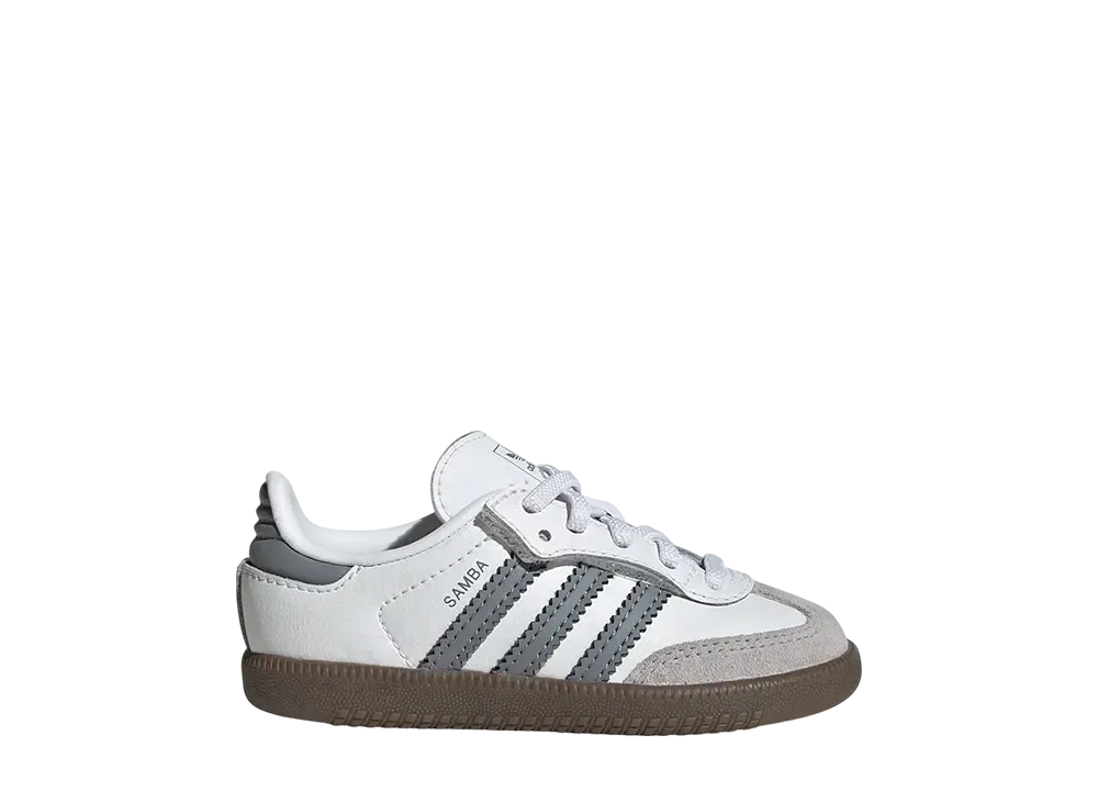 adidas TD Samba OG Comfort Closure Elastic Lace "Cloud White/Grey/Gum"