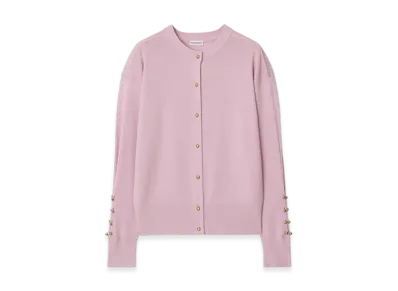 Burberry B Crest Wool Cardigan "Dawn"