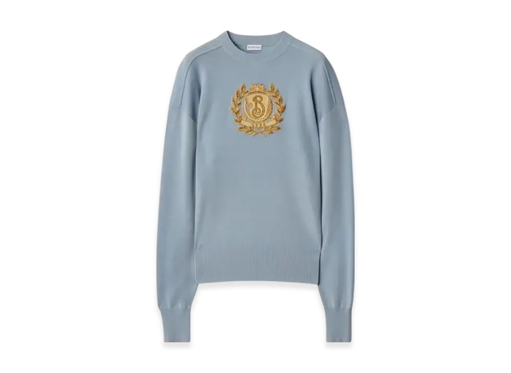 Burberry B Crest Wool Sweater "Gale"