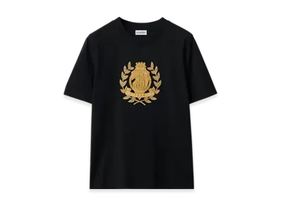 Burberry B Crest Cotton T-shirt "Black"