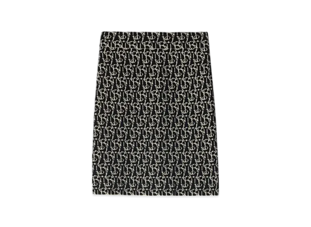 Burberry B Charm Wool Blend Skirt "Black"