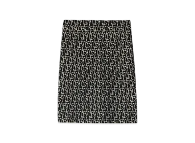 Burberry B Charm Wool Blend Skirt "Black"