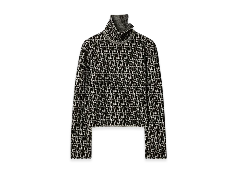 Burberry B Charm Wool Blend Sweater "Black"