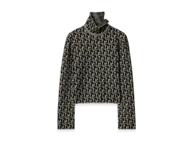 Burberry B Charm Wool Blend Sweater "Black"