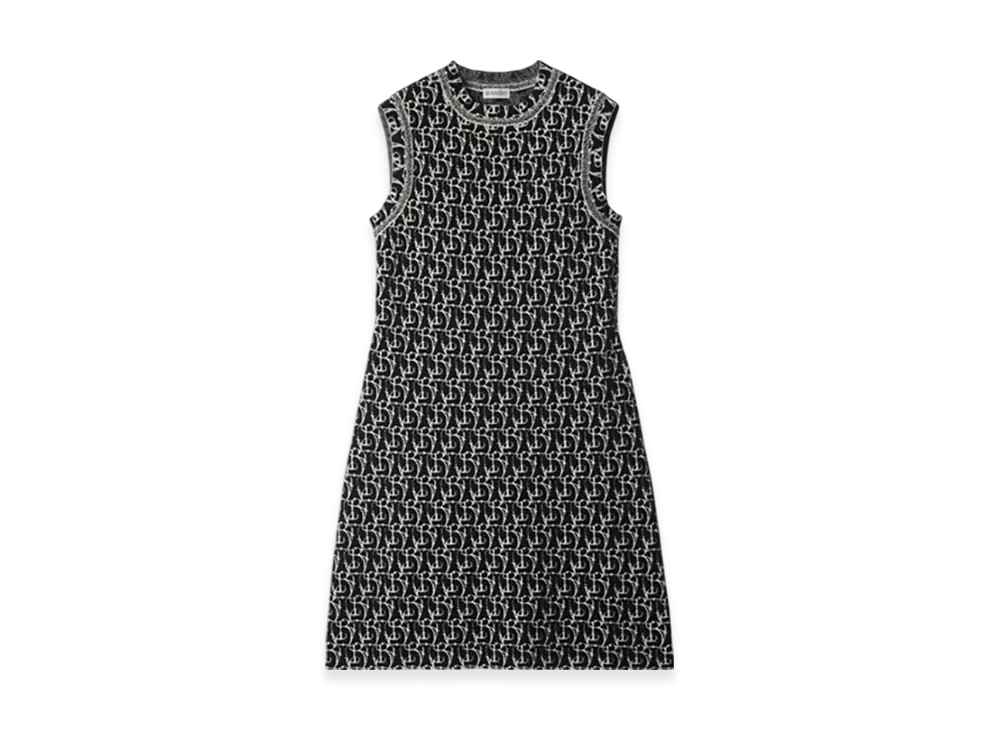 Burberry B Charm Wool Blend Dress "Black"