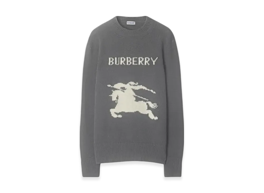 Burberry EKD Wool Cashmere Sweater "Grey"