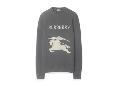 Burberry EKD Wool Cashmere Sweater "Grey"
