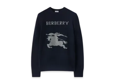 Burberry EKD Wool Cashmere Sweater "Navy"