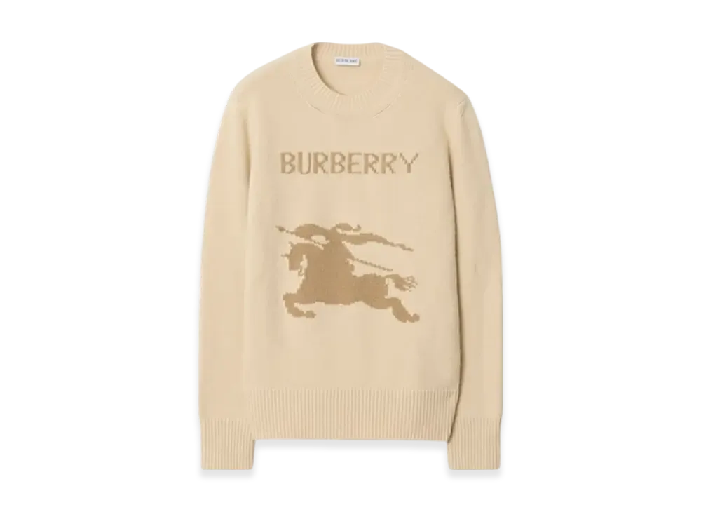 Burberry EKD Wool Cashmere Sweater "Nutmeg"