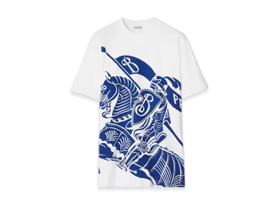 Burberry EKD Cotton T-shirt "White"