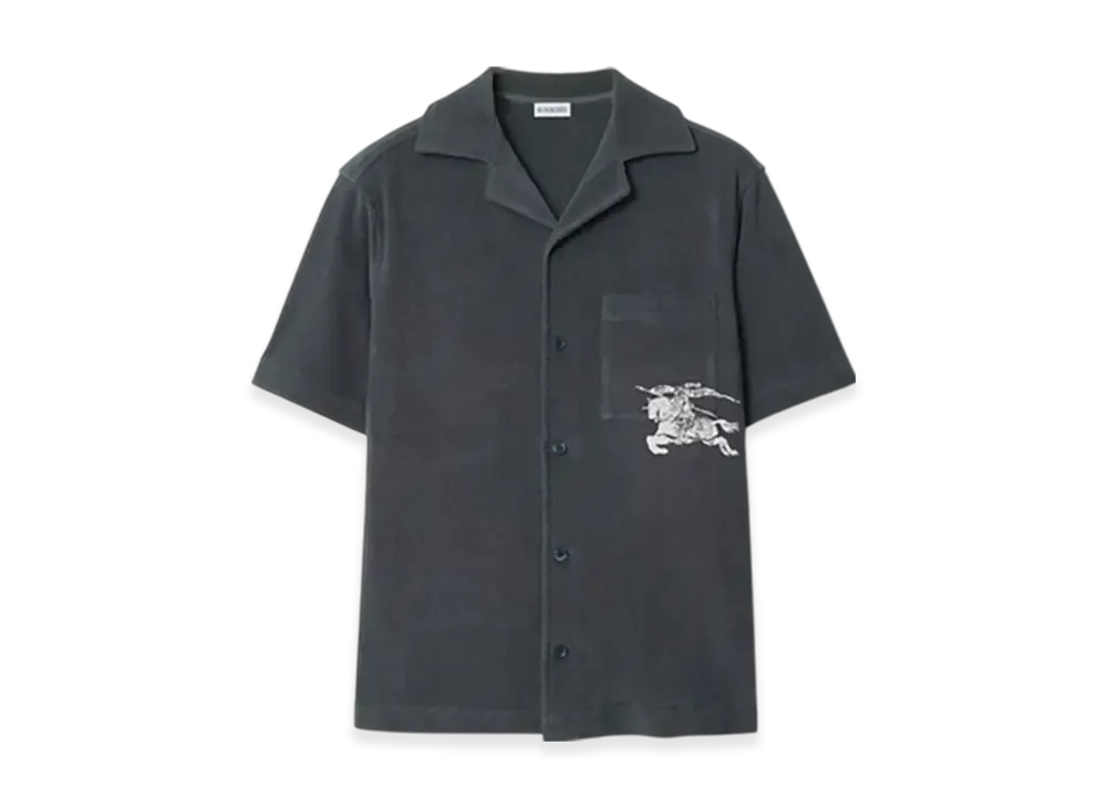 Burberry EKD Cotton Towel Shirt "Magnet"