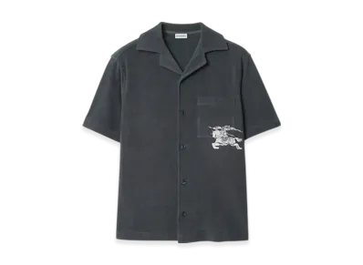 Burberry EKD Cotton Towel Shirt "Magnet"