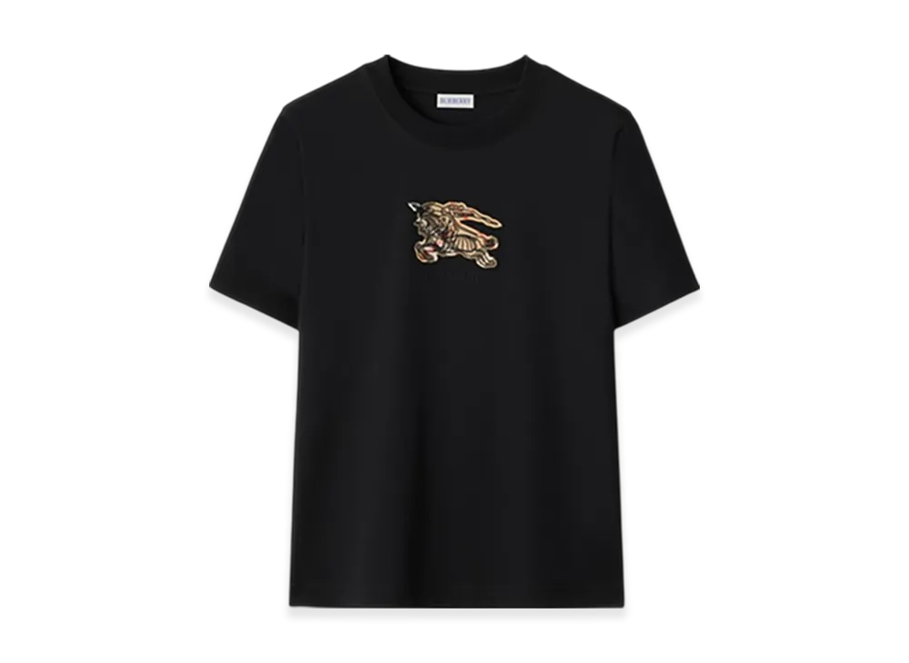 Burberry EKD Check Cotton T-shirt "Black"