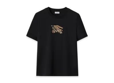 Burberry EKD Check Cotton T-shirt "Black"