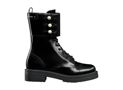 Dior Women's D-Strike Short Boots Matte Calfskin "Black"