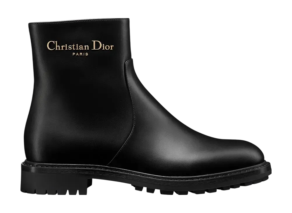 Dior Women's D-Town Short Boots Brushed Calfskin 