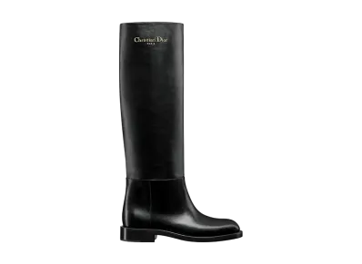 Dior Women's D-Town Boots Calfskin "Black"