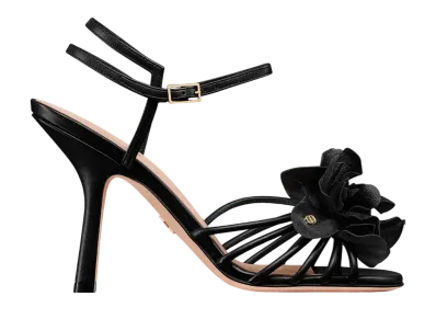 Dior Women's Blossom Heel Sandal Lambskin "Black"