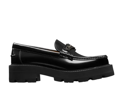 Dior Women's Boy Platform Loafer Brushed Calfskin "Black"