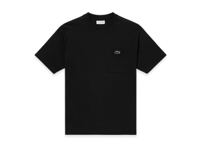 LACOSTE Outline Clock Pocket T-Shirt "Black"
