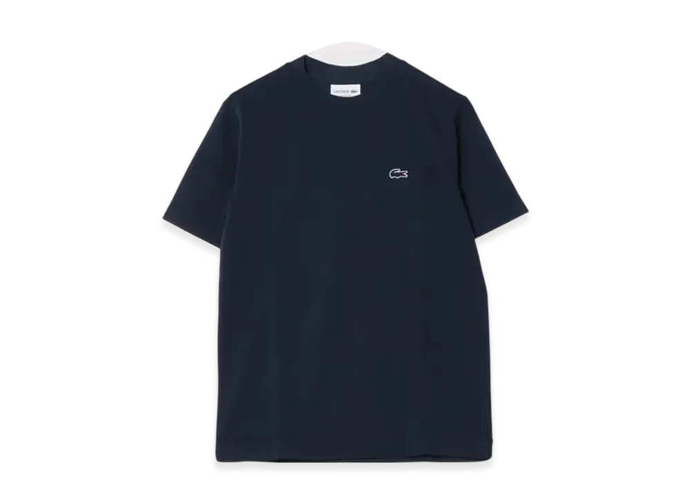LACOSTE Outline Clock Pocket T-Shirt "Navy"