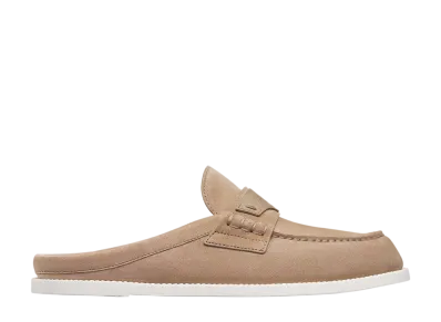 Dior Women's Boy Mule Suede Calfskin "Rope Beige"