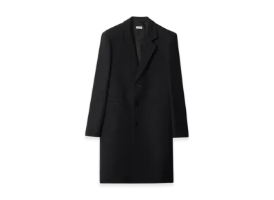 Burberry Wool Tailored Coat "Black"