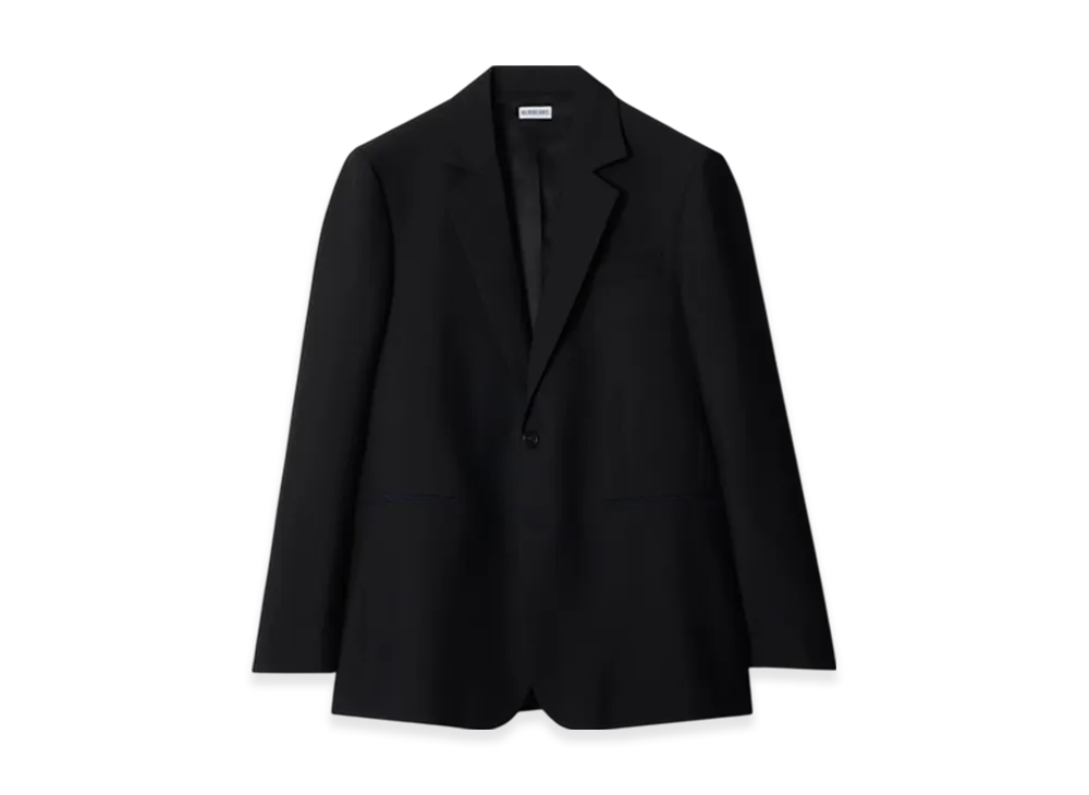 Burberry Wool Tailored Jacket "Black"