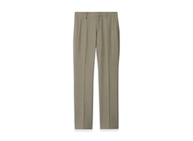 Burberry Wool Tailored Trousers "Olive Drab"