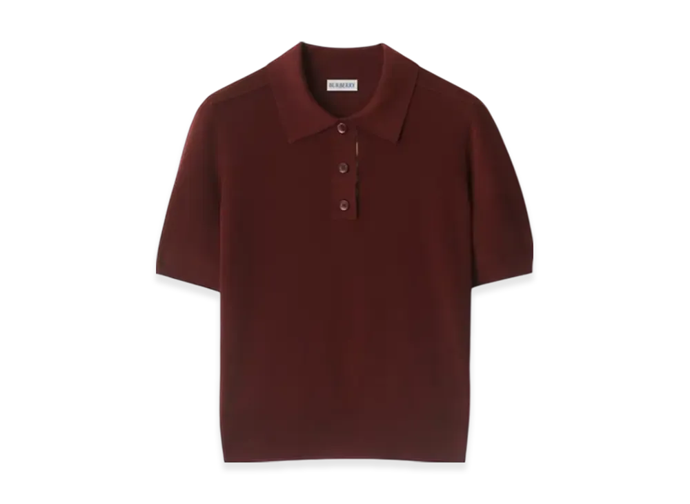 Burberry Wool Polo Shirt "Box"