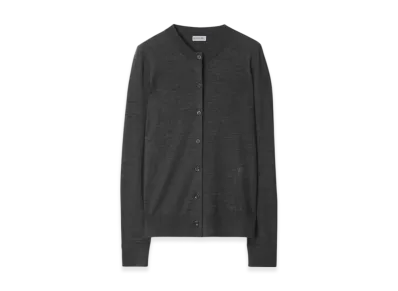 Burberry Wool Cardigan "Mid Grey"