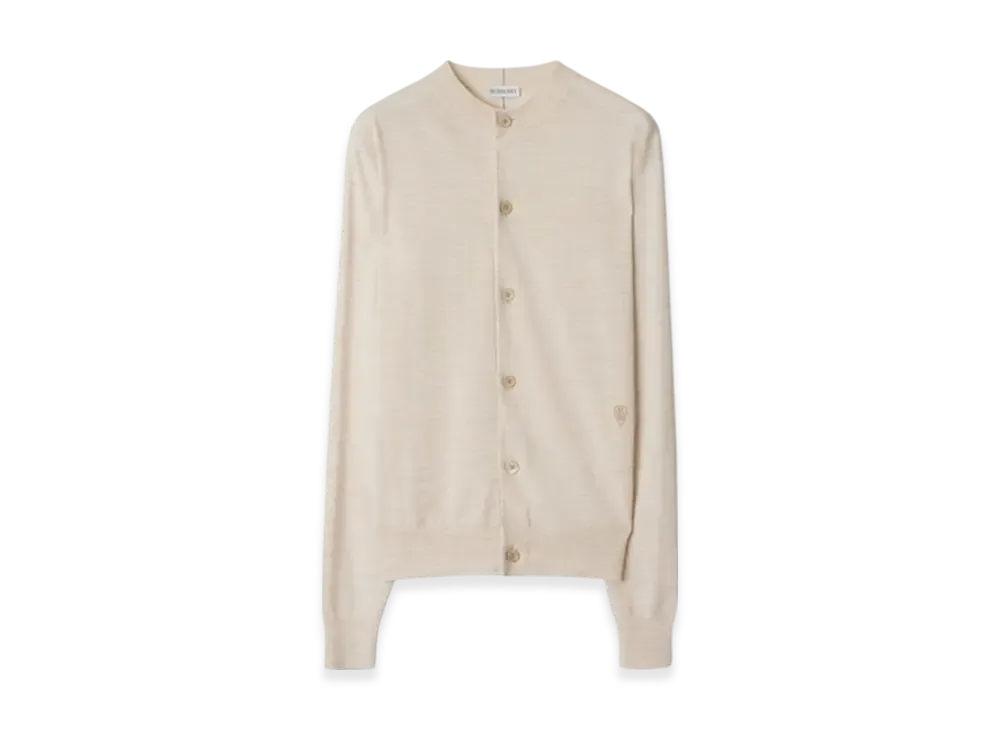 Burberry Wool Cardigan "Nutmeg"