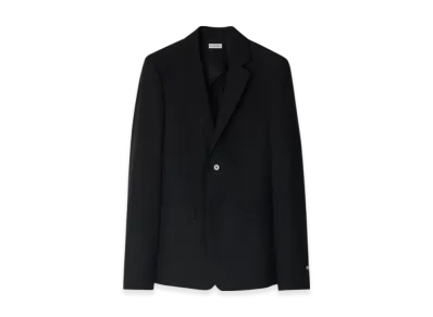 Burberry Wool Mohair Tailored Jacket "Black"