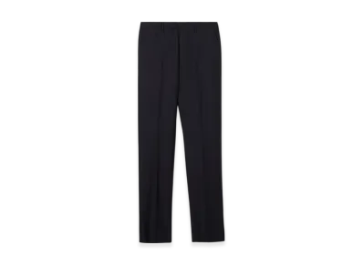 Burberry Wool Mohair Tailored Trousers "Navy"