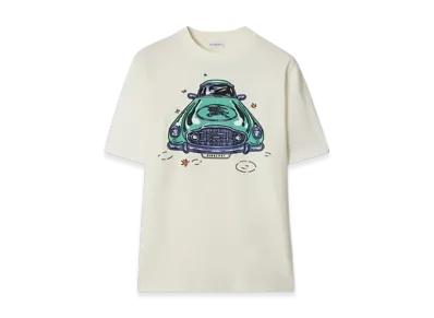 Burberry Car Cotton T-shirt "Chalk"