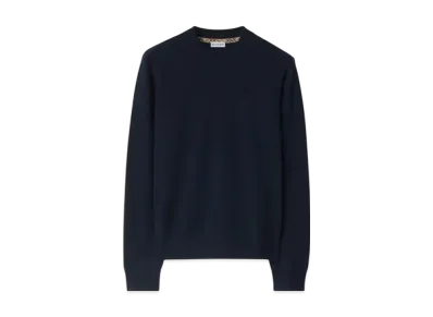 Burberry Cashmere Blend Sweater "Navy"