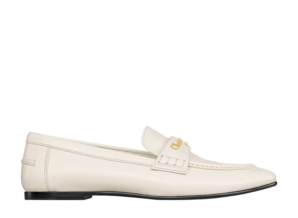 ディオール ウィメンズ ボーイ ローファー カーフスキン "ホワイト"