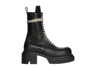 Rick Owens FW25 Concordians Laceup Bogun "Black"