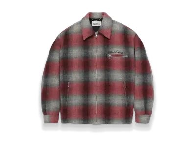 WACKO MARIA Wool Check 50's Jacket "Red"
