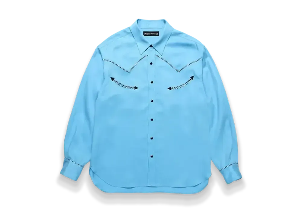 WACKO MARIA Western Shirt "Blue"