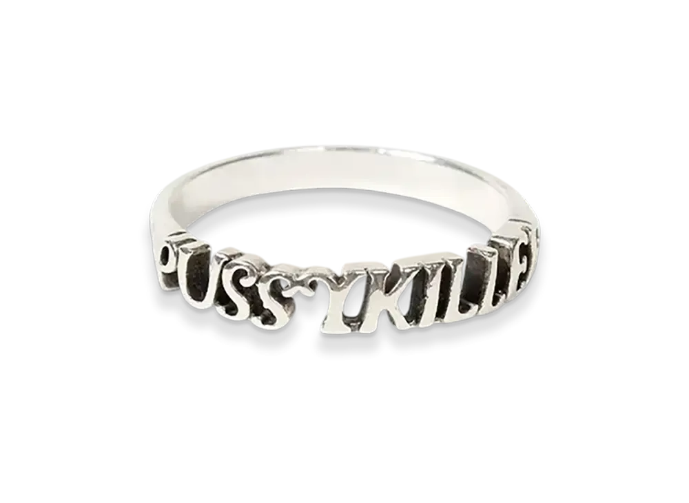 WACKO MARIA Pussykiller Ring "Silver"