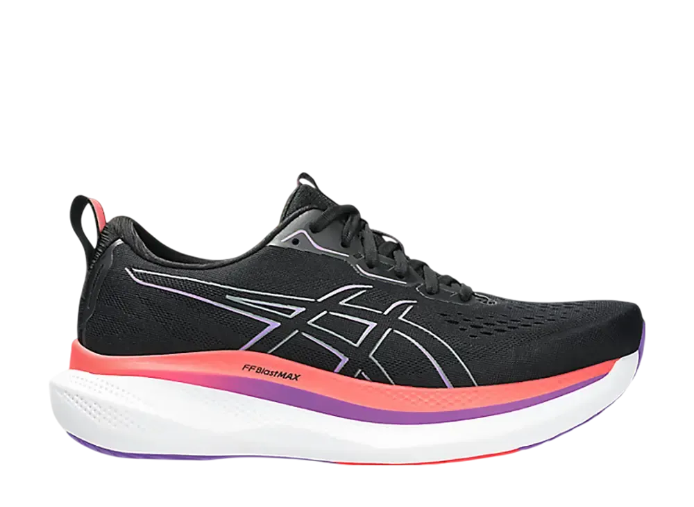 アシックス グライドライド マックス "ブラック/フラッシュレッド"